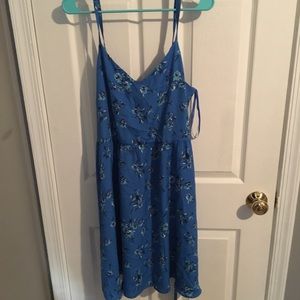 Blue floral Loft Factory Sundress Size 10